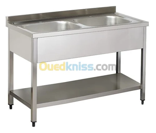 PLONGE DE LAVAGE INOX.