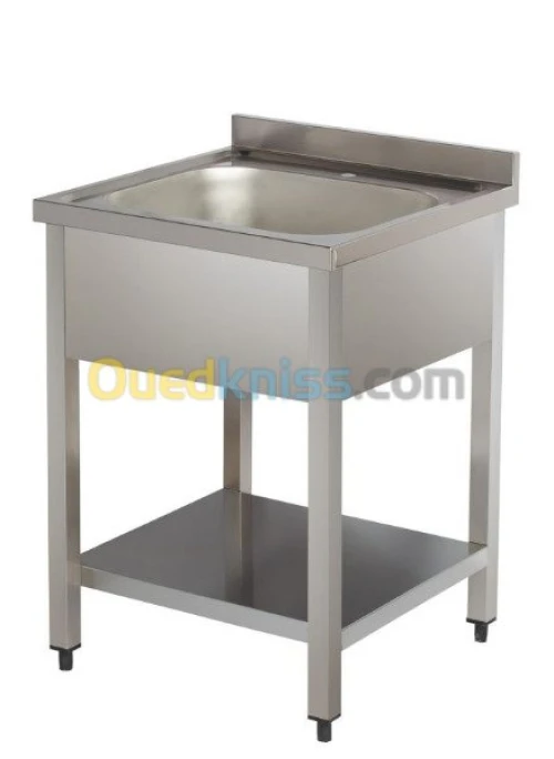 PLONGE DE LAVAGE INOX.