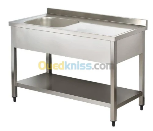 PLONGE DE LAVAGE INOX.