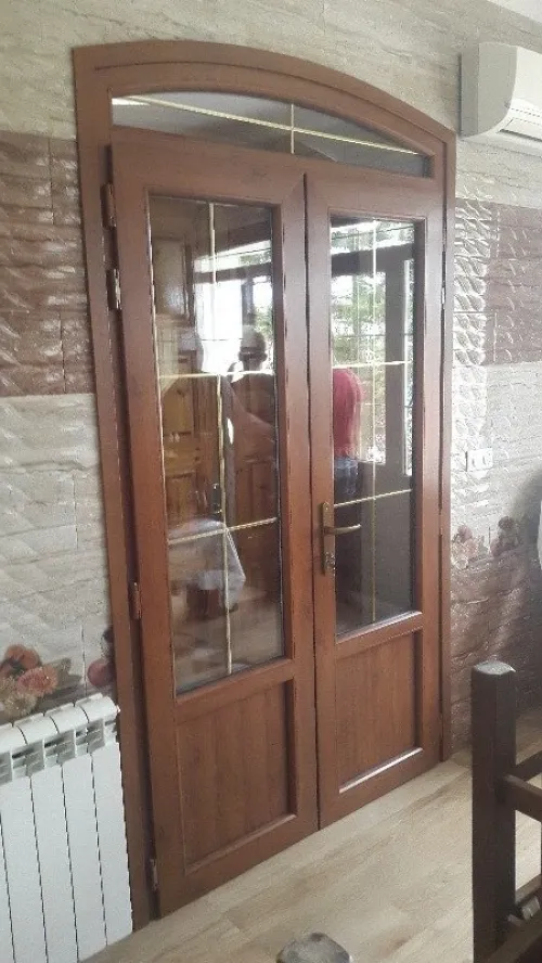 la menuiserie en système pvc porte 