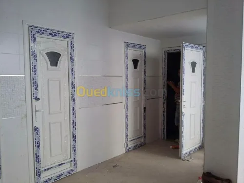 la menuiserie en système pvc porte 