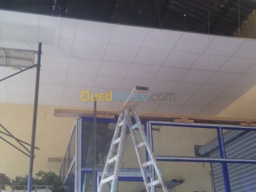 Faut plafon rogfone pvc placo platre