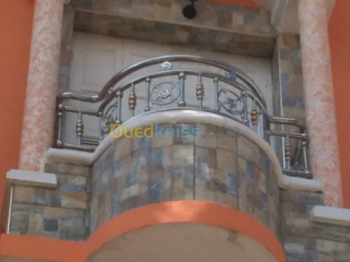 Fabrication de rampes d'escalier inox