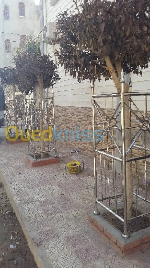 Fabrication de rampes d'escalier inox