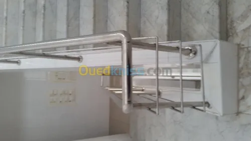 Fabrication de rampes d'escalier inox