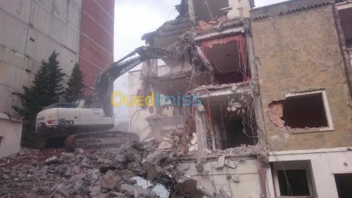 Demolition terrassement  