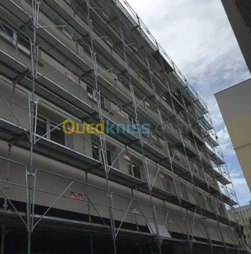 Revêtement façade en monocouche . 