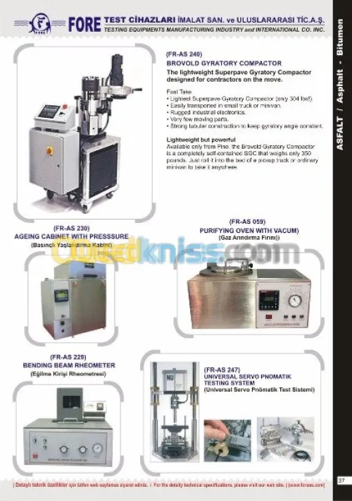 MANUFACTURING INDUSTRY HIGH TESTING TE