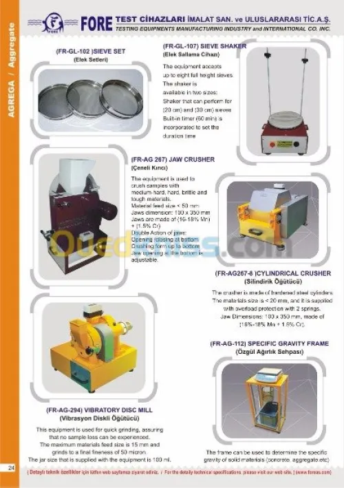 MANUFACTURING INDUSTRY HIGH TESTING TE