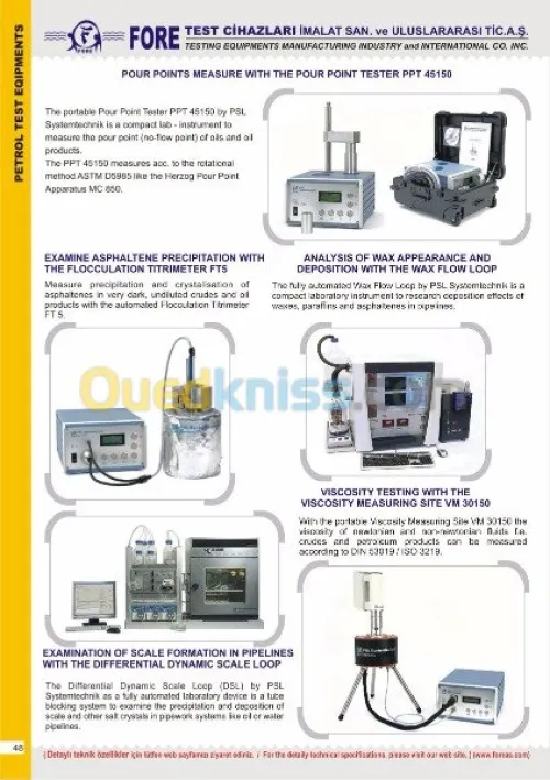 MANUFACTURING INDUSTRY HIGH TESTING TE