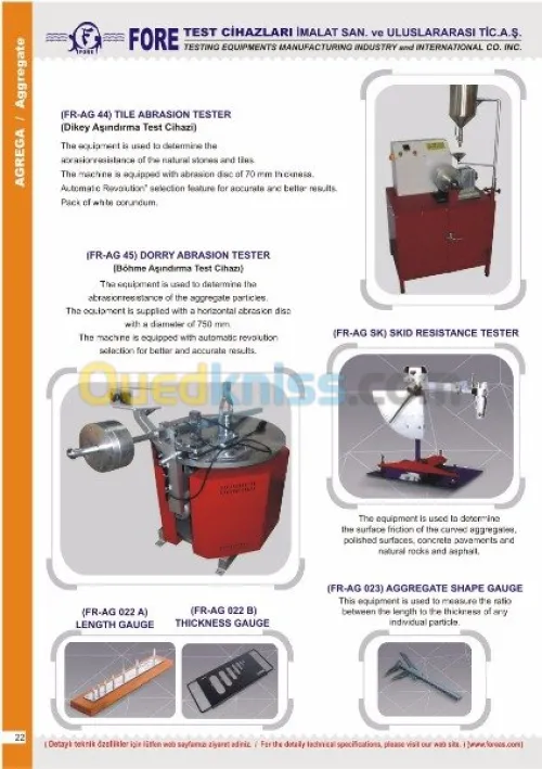 MANUFACTURING INDUSTRY HIGH TESTING TE