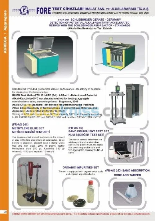 MANUFACTURING INDUSTRY HIGH TESTING TE