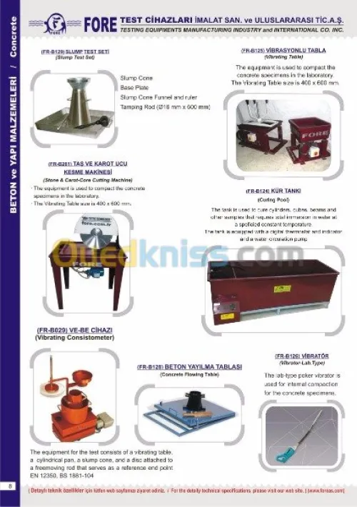 MANUFACTURING INDUSTRY HIGH TESTING TE