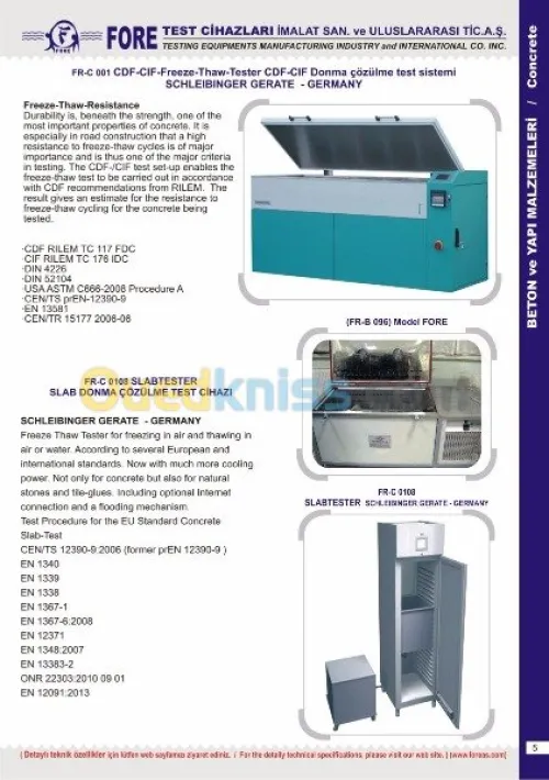 MANUFACTURING INDUSTRY HIGH TESTING TE