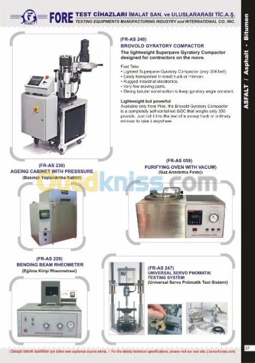 MANUFACTURING INDUSTRY HIGH TESTING TE