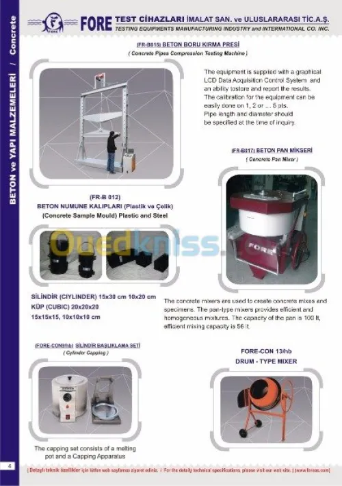 MANUFACTURING INDUSTRY HIGH TESTING TE