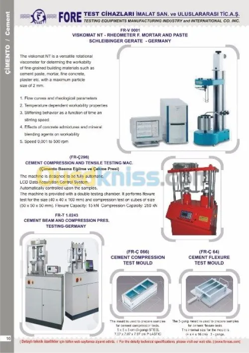 MANUFACTURING INDUSTRY HIGH TESTING TE
