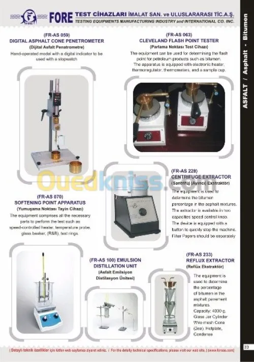 MANUFACTURING INDUSTRY HIGH TESTING TE