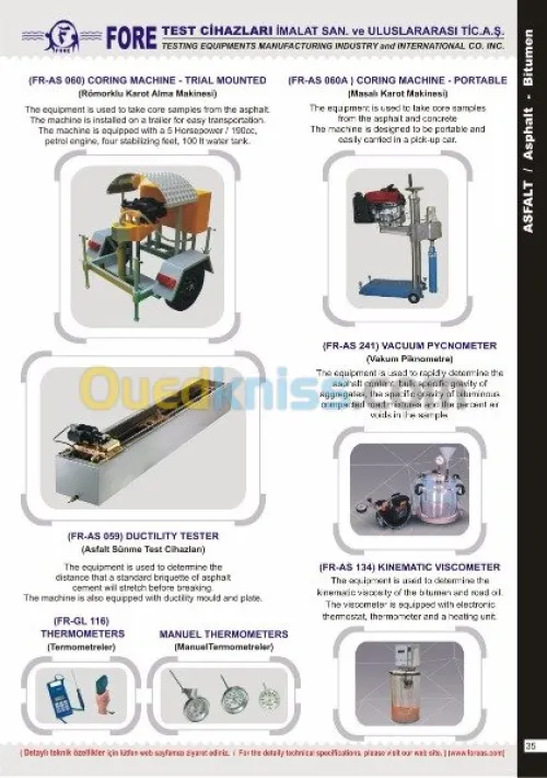 MANUFACTURING INDUSTRY HIGH TESTING TE