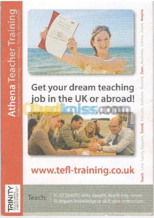 TESOL/CELTA Certificate  to teach