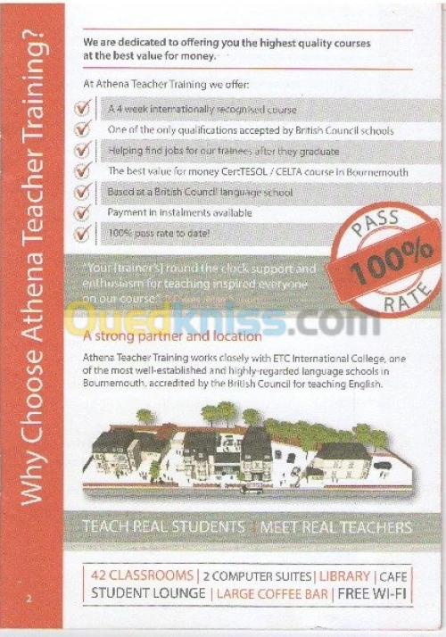 TESOL/CELTA Certificate  to teach