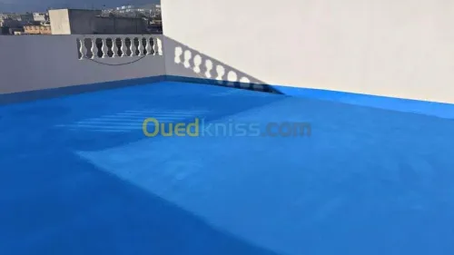 placo platre (BA13)+ époxy 3D + Peintu