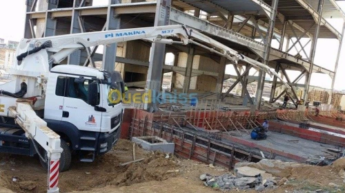 VENTE BETON PRET EMPLOI LOCATION POMPE
