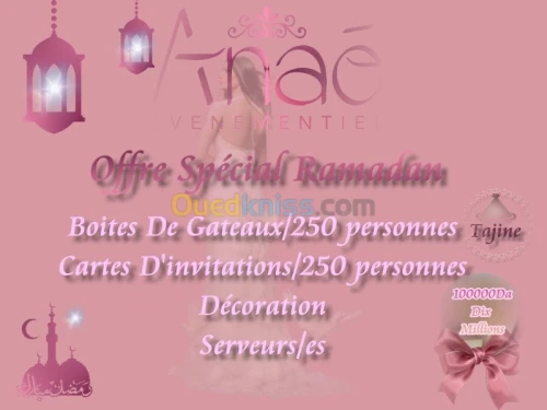 Organisation Compléte Ou A La Carte 
