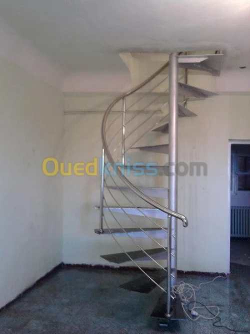 rampe d' escalier en inox 