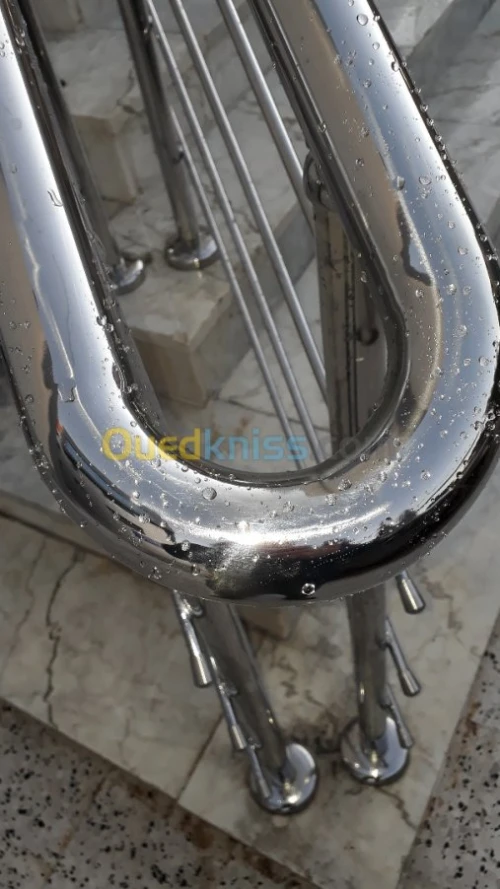 rampe d' escalier en inox 