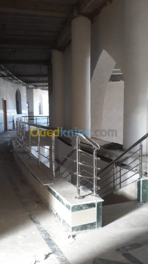rampe d' escalier en inox 
