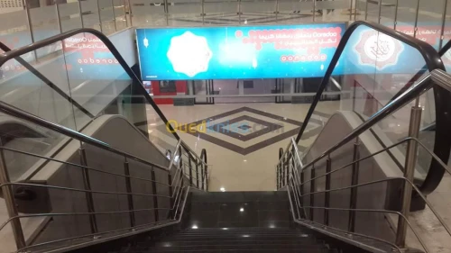rampe d' escalier en inox 