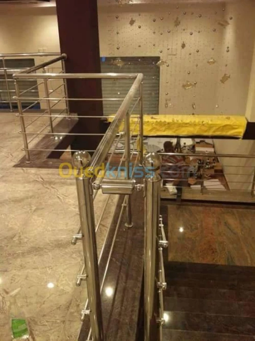 rampe d' escalier en inox 