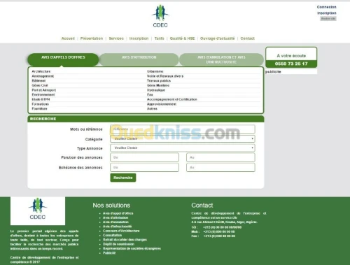 Développement de sites web