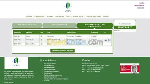 Développement de sites web