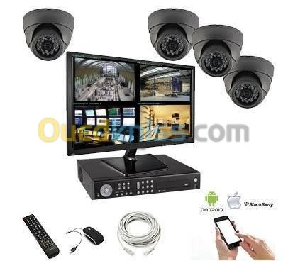 installation de caméra de surveillance