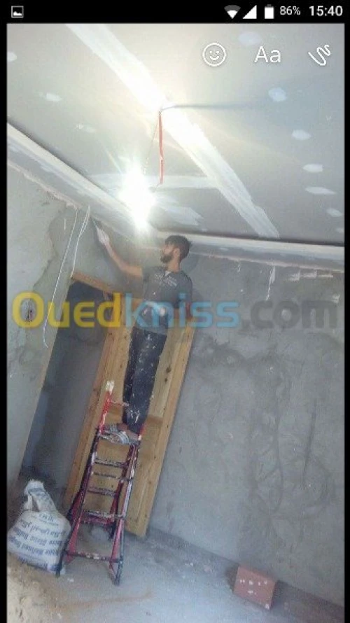 Placoplatre faux plafond BA13