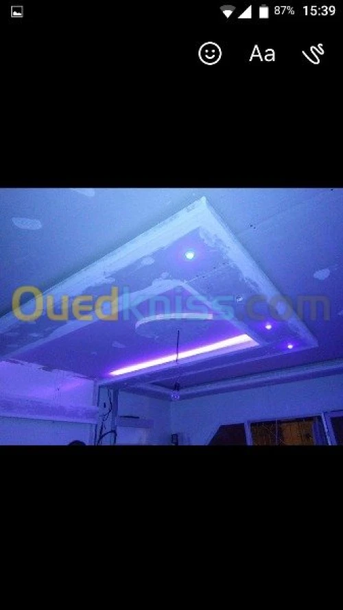 Placoplatre faux plafond BA13