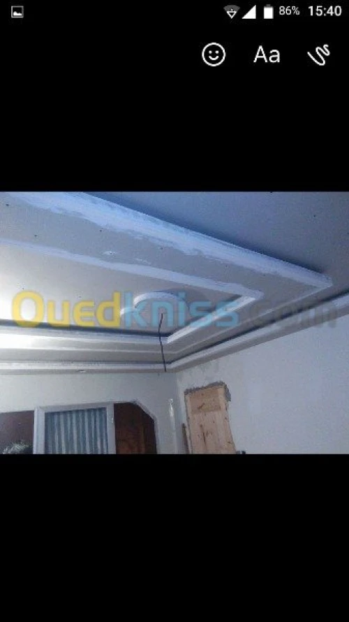 Placoplatre faux plafond BA13