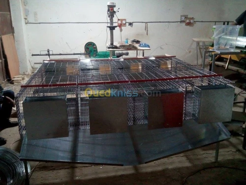 Cage de lapin _ اقفاص ارانب 