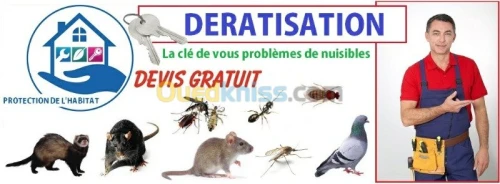 DESINSECTISATION . DERATISATION ( 3D)