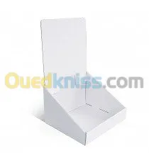 PLV de comptoir et présentoirs