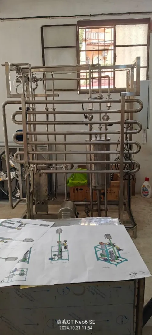Pasteurisateur à plaques 1000lh