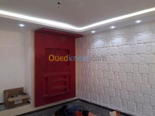 travaux de construction à l'intérieur