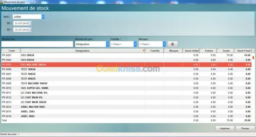 Logiciel de gestion commerciale