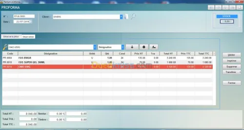 Logiciel de gestion commerciale