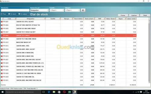 Logiciel de gestion commerciale