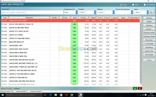 Logiciel de gestion commerciale