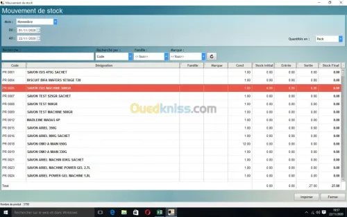 Logiciel de gestion commerciale