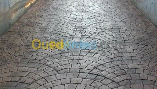 Béton imprimé 
